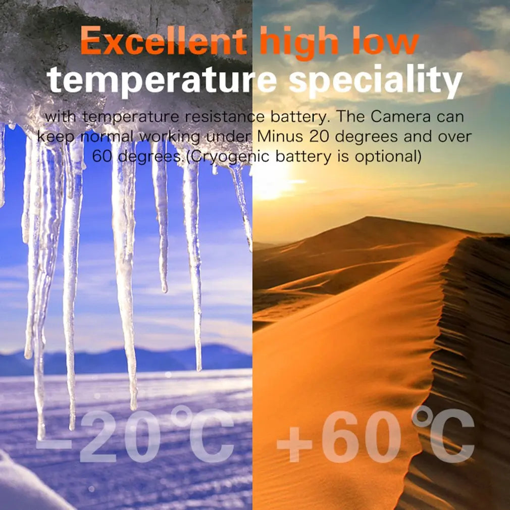 Hawkeye Firefly X / XS Action Camera, the camera can keep working under Minus 20 degrees and over 60 degrees (Cryogenic battery