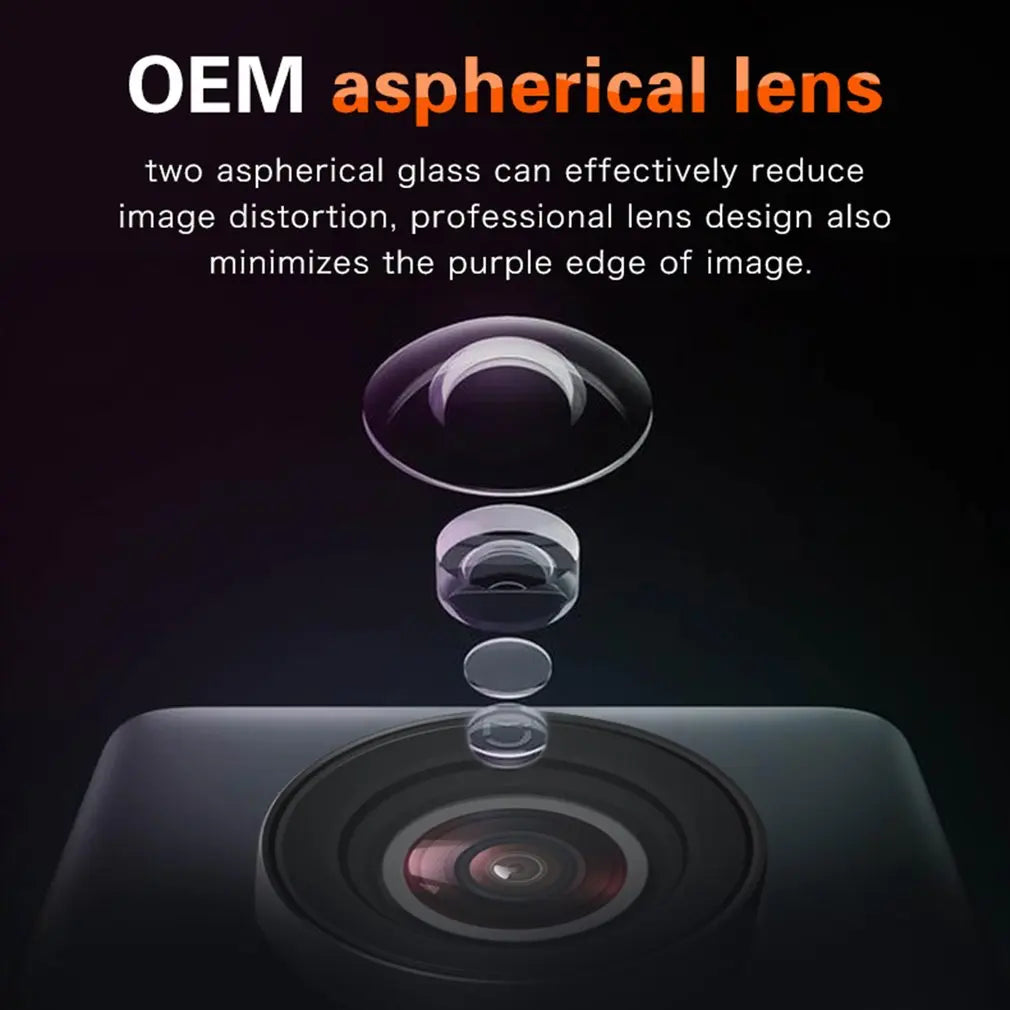 Hawkeye Firefly X / XS Action Camera, OEM aspherical lens can effectively reduce image distortion . professional lens design also minimizes