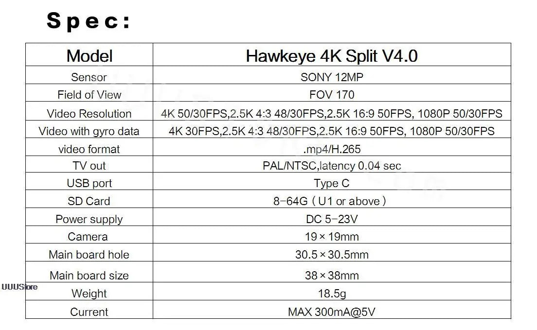 2023 New Hawkeye Firefly Split