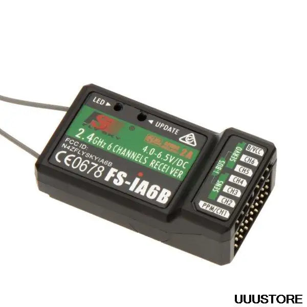 FLYSKY IA6B Receiver, dual antennas give the FS-iA6B excellent reception and interference rejection capability