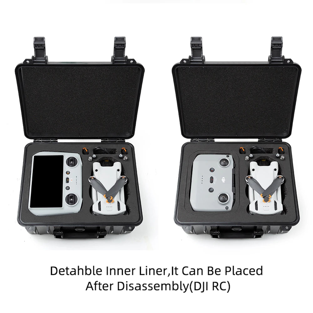 Mini 3 PRO Portable Suitcase Hard Case, Detahble Inner Liner,It Can Be Placed After Disas