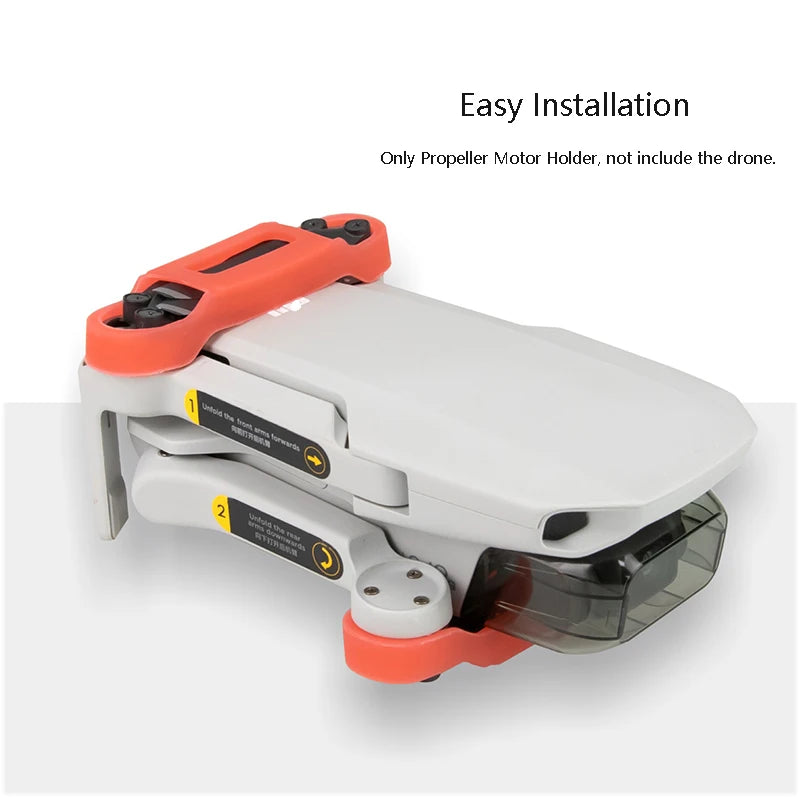 حامل محرك المروحة لـ DJI Mavic Mini SE الطائرة بدون طيار شفرة إصلاح الدعائم حامي غطاء سيليكون ل DJI Mini 2 ملحقات طائرة بدون طيار 10 Easy Installation Only Propeller Motor Holder, not include the drone