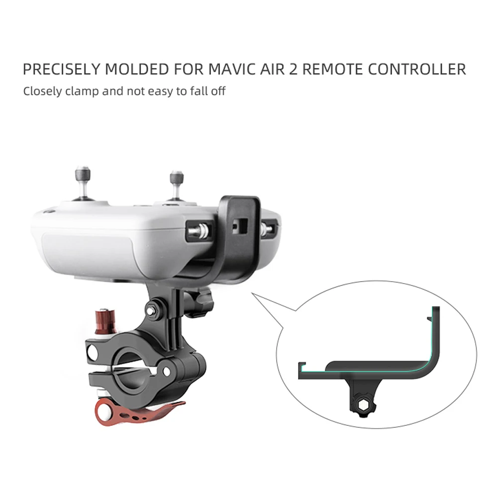 وحدة تحكم عن بعد قوس دراجة المشبك حامل التحكم عن بعد حامل الدراجة جبل ل DJI Mavic الهواء 2/DJI Mavic Mini 2 Drone Acces 14