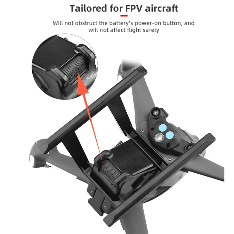 DJI FPV Propeller, Tailored for FPV aircraft Will not obstruct the battery'$ power