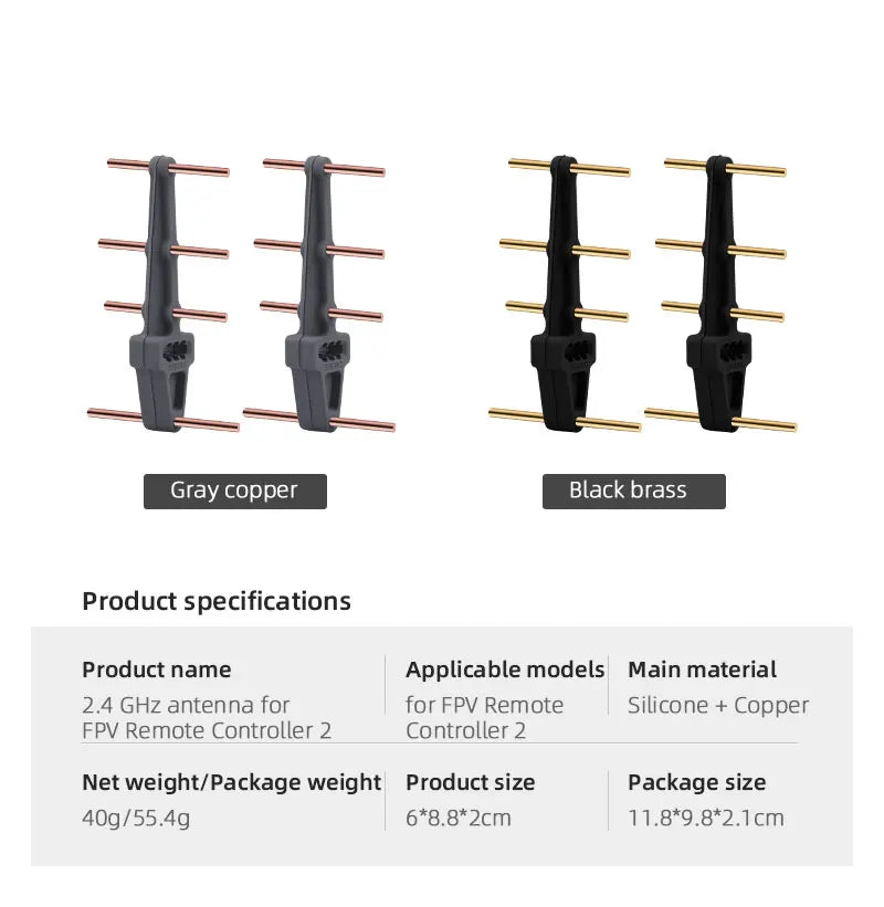 DJI FPV Propeller, FF Gray brass FPV Remote Controller 2 Controller 2 Net weight/Package weight Package