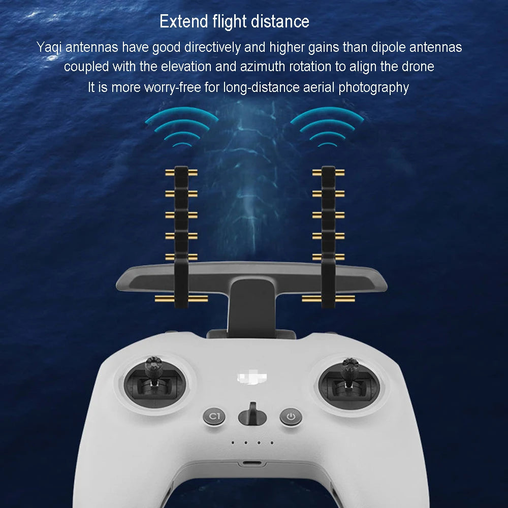 DJI FPV Propeller, Yaqi antennas have good directively and higher gains than dipole antennas .
