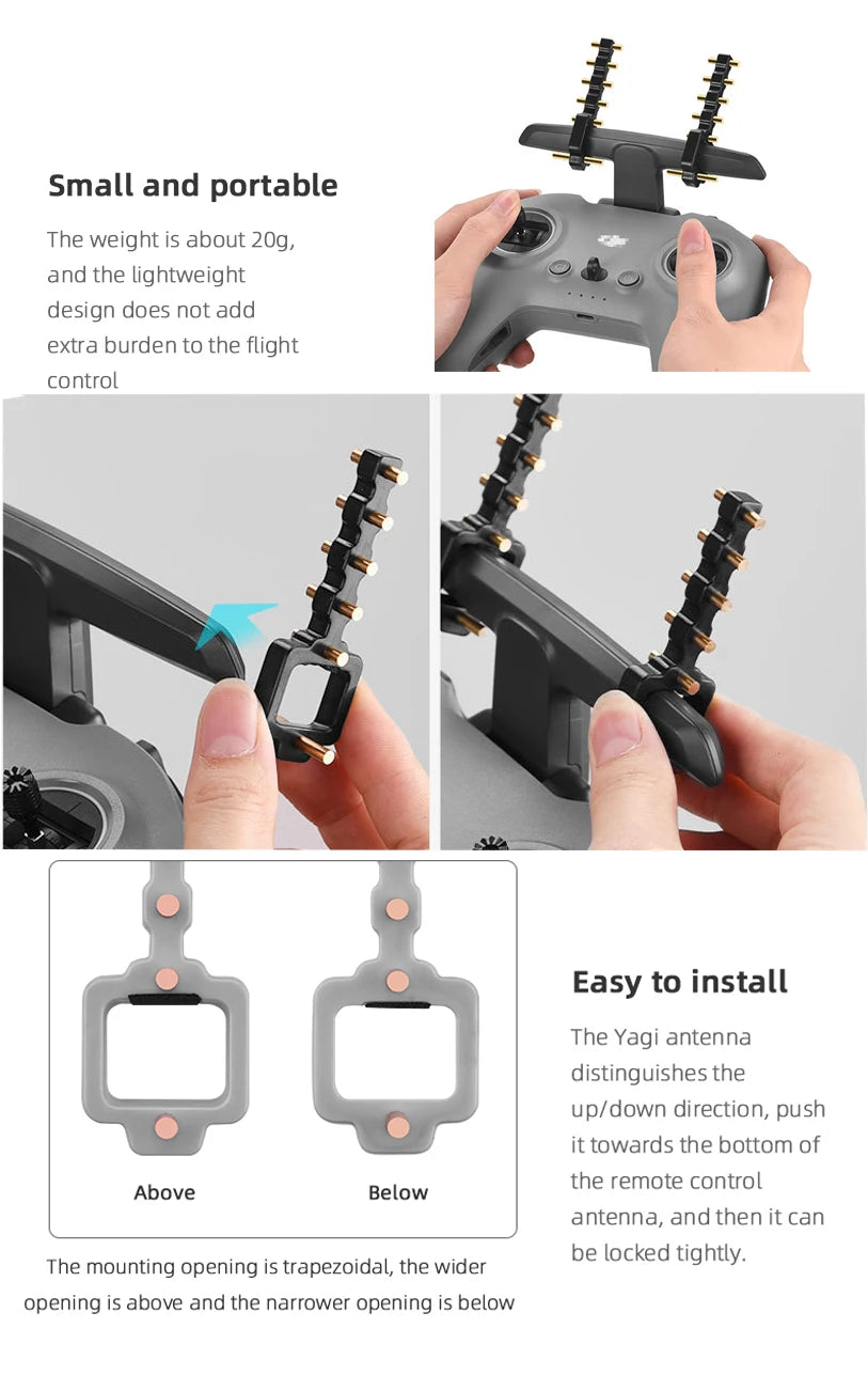 DJI FPV Propeller, small and portable The weight is about 20g, and the lightweight design does not add extra burden