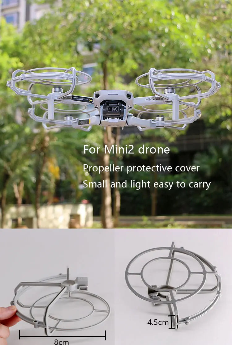 الهبوط ل DJI Mavic Mini 2/Mini SE الطائرة بدون طيار المروحة الحرس حامل Sunhood شريط لاصق غطاء المحرك ملحقات طائرة بدون طيار 46 Mini2 drone Propeller protective cover Small light easy to carry 4.5cm[ 8c