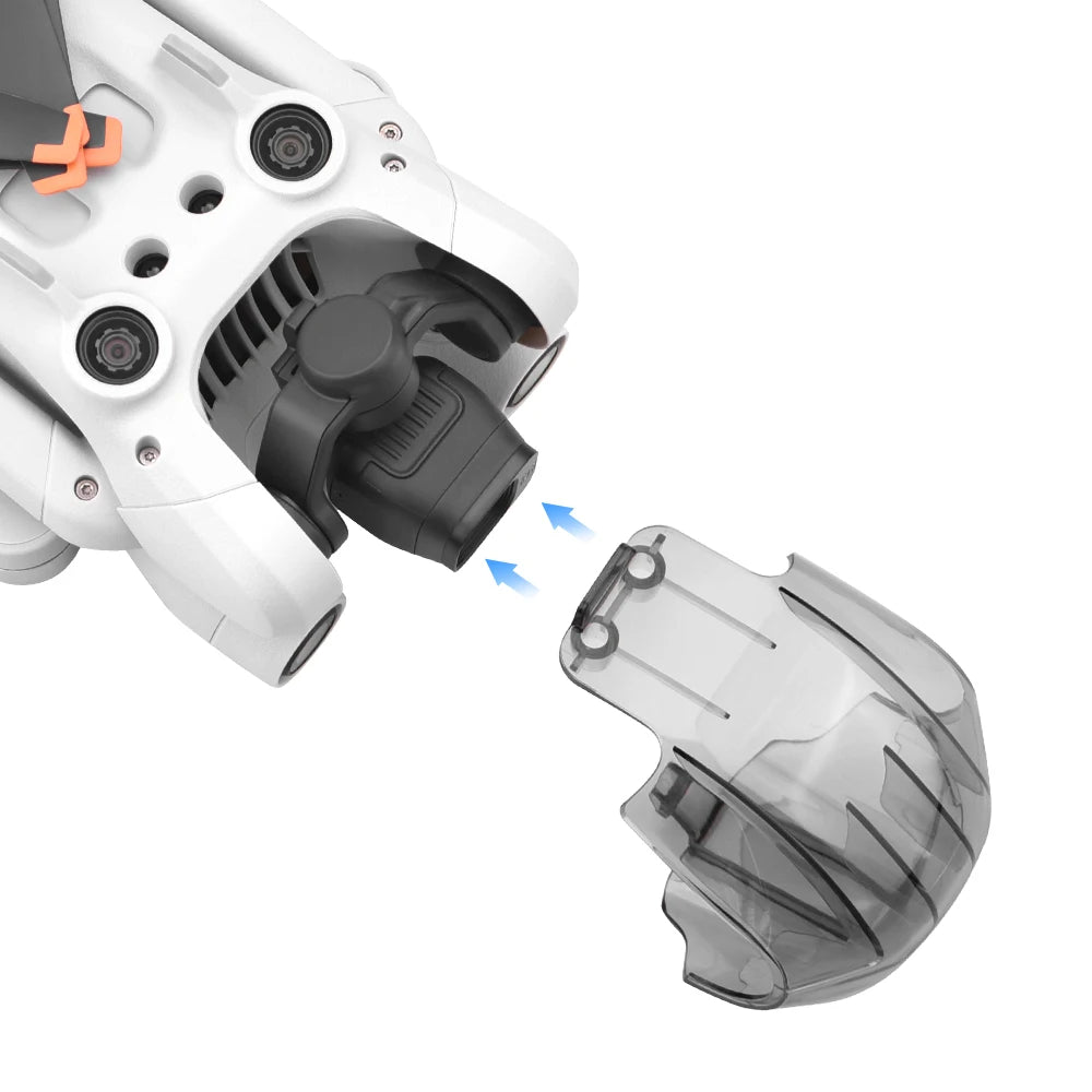 ل DJI Mini 3 Pro غطاء العدسة ظلة حامي غطاء عدسة هود مكافحة وهج Sunhood Gimbal حافظة الحرس الطائرة بدون طيار المثبت الملحقات 20 FPV Operration : No Drone Weight : For DJI Mini 3