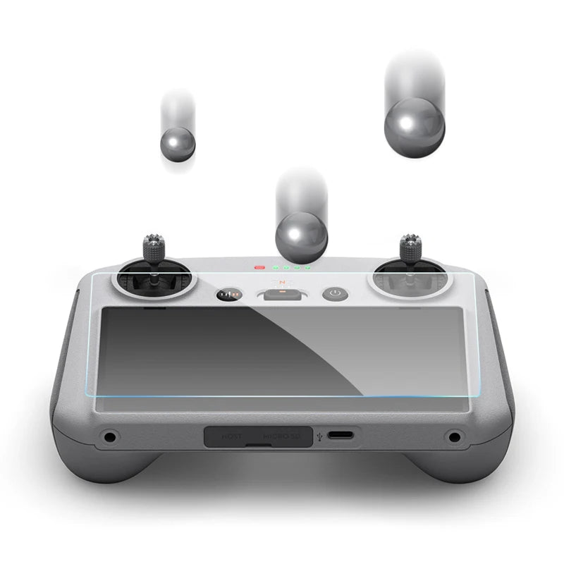 9H فيلم الزجاج المقسى ل DJI MINI 3 Pro / MINI 3 الطائرة بدون طيار RC تحكم عن بعد شاشة المضادة للخدش المضادة للتمزق HD غطاء الفيلم 20 tempered glass is used in DJI RC remote cotroller models . it