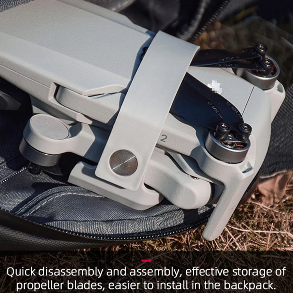 quick disassembly and assembly, effective storage of propeller blades .