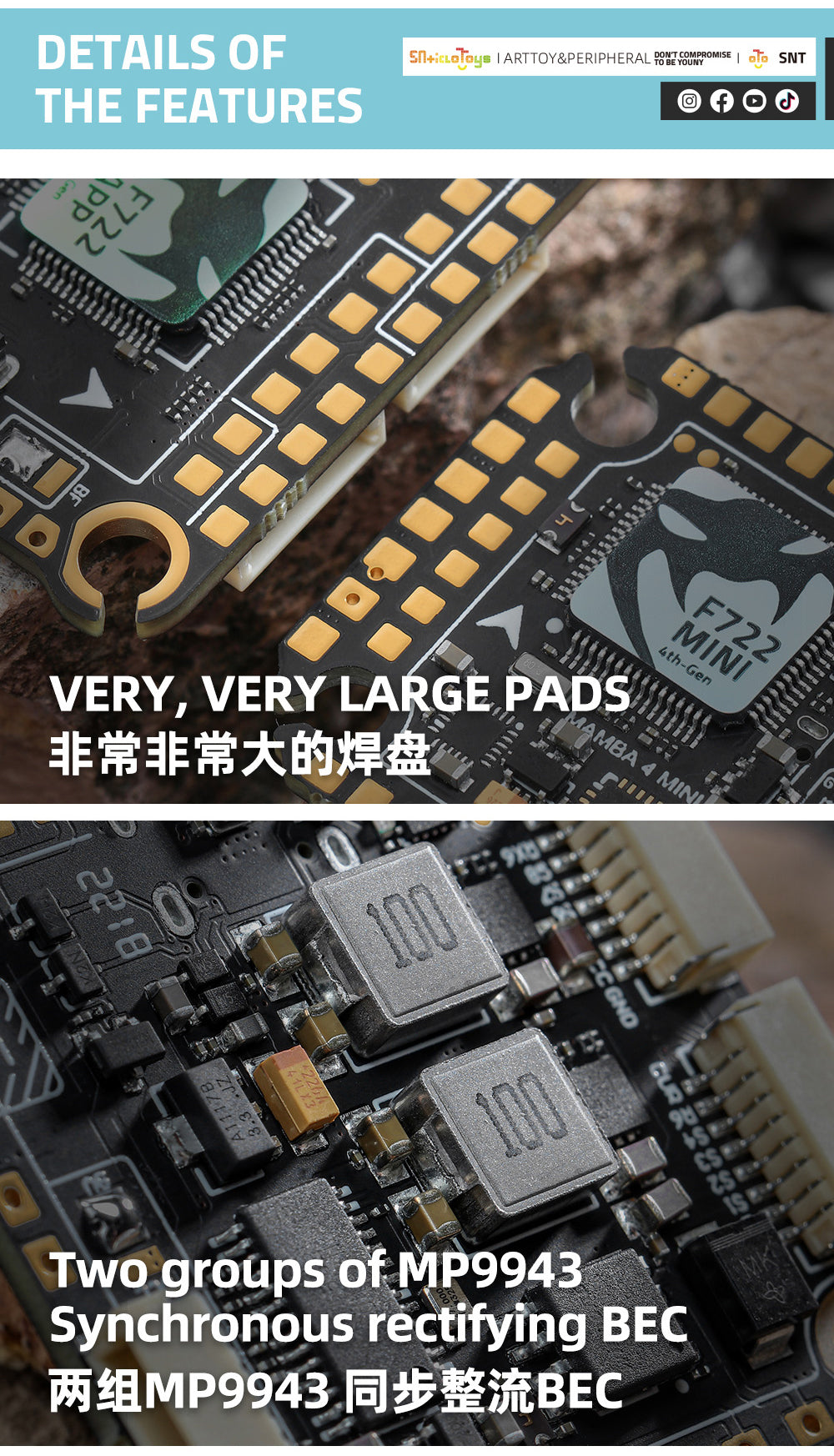VERY, VERY LARGE PADS 1313701*48 C9 Two groups