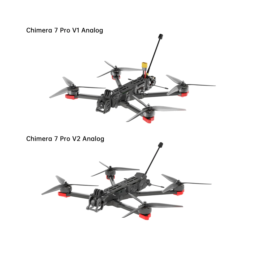 iFlight Chimera7 Pro تناظري V2 6S FPV طويل المدى BNF مع RaceCam R1 Mini 1200TVL 2.5 مللي متر Cam/XING2 2809 1250KV محرك لـ FPV 6 recommended 5S 3.000mAh above (slow cruising) or our new 6S 3