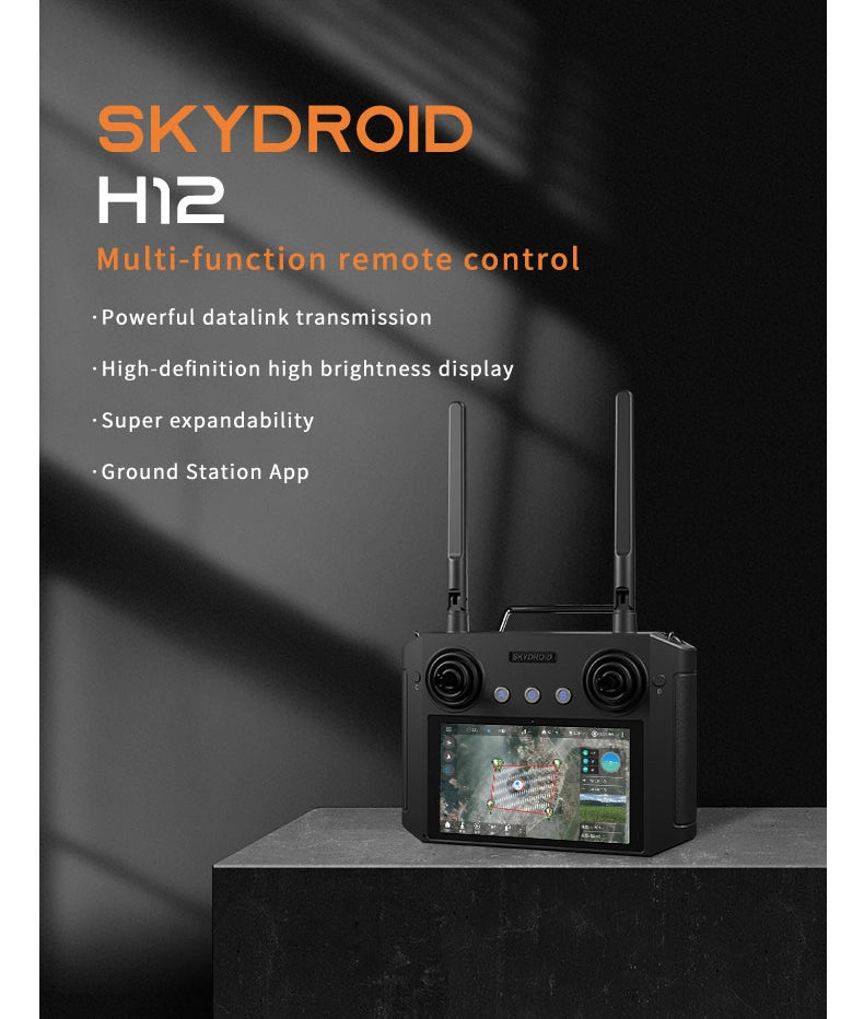 طائرة تدريب بدون طيار Skydroid MX450 - كاميرا 1080P 5KM طويلة المدى 450 مم قاعدة عجلات متعددة الوظائف للتدريب بدون طيار RTF طائرة بدون طيار صناعية 14 Skydroid MX450 Training Drone, SKYDROID H1Z Multi-function remote control Powerful datalink transmission