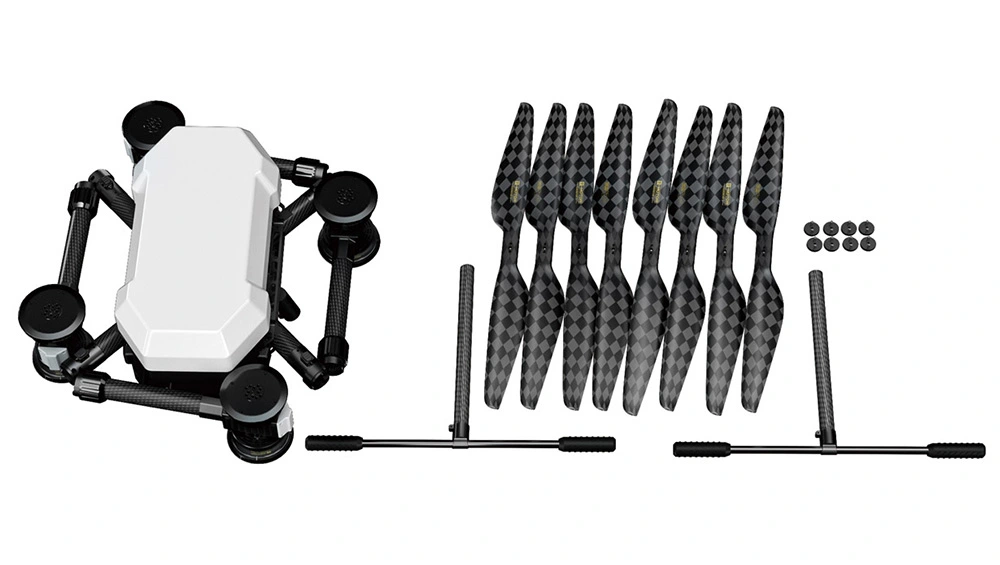 T-Motor T-Drone, MX860 is a coaxial multi-rotor UAV designed with improved safety