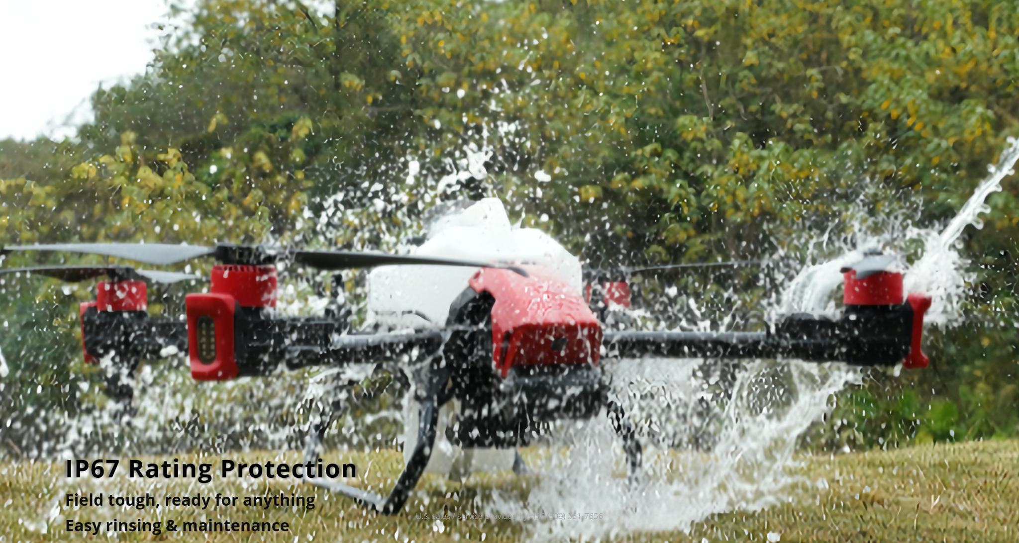 XAG P40 20L Agriculture Drone, IP67 Rating Protection Field tough, ready for anything US 6ales ehuce O
