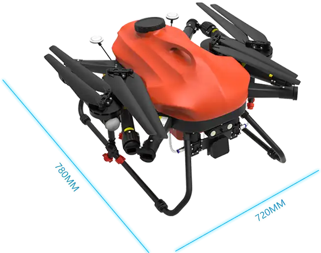 F16 16L Agriculture Drone, Double escort your flight defense operations