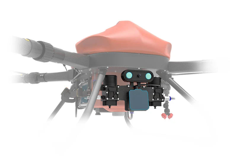 F16 16L Agriculture Drone, the fuselage structure adopts the combination of carbon fiber and aluminum alloy . the overall weight