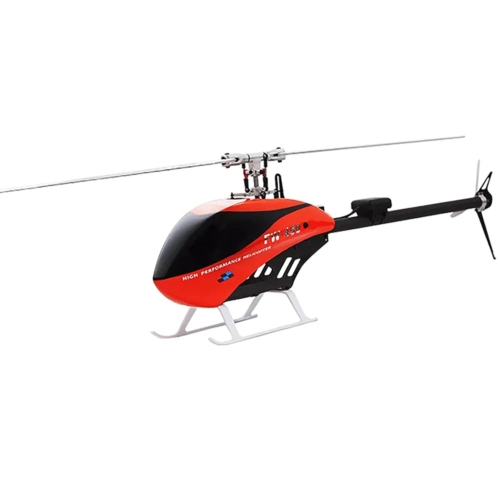 طائرات هليكوبتر Fly Wing FW450L V2.5 RC - جهاز تحكم عن بعد RTF FBL 3D GPS APP إرجاع تلقائي مع نظام التحكم في الطيران H1 6CH مروحية للبالغين 59 Fly Wing FW450L V2.5 RC Helicopters - Remote Control R