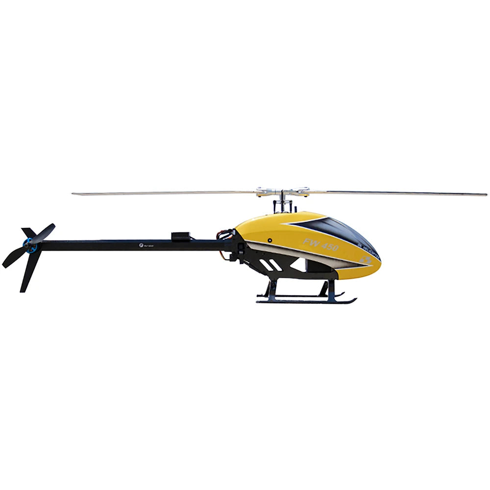 طائرات هليكوبتر Fly Wing FW450L V2.5 RC - جهاز تحكم عن بعد RTF FBL 3D GPS APP إرجاع تلقائي مع نظام التحكم في الطيران H1 6CH مروحية للبالغين 60 Fly Wing FW450L V2.5 RC Helicopters, the helicopter can invert-hover by one key,and cooperate with the rescue function