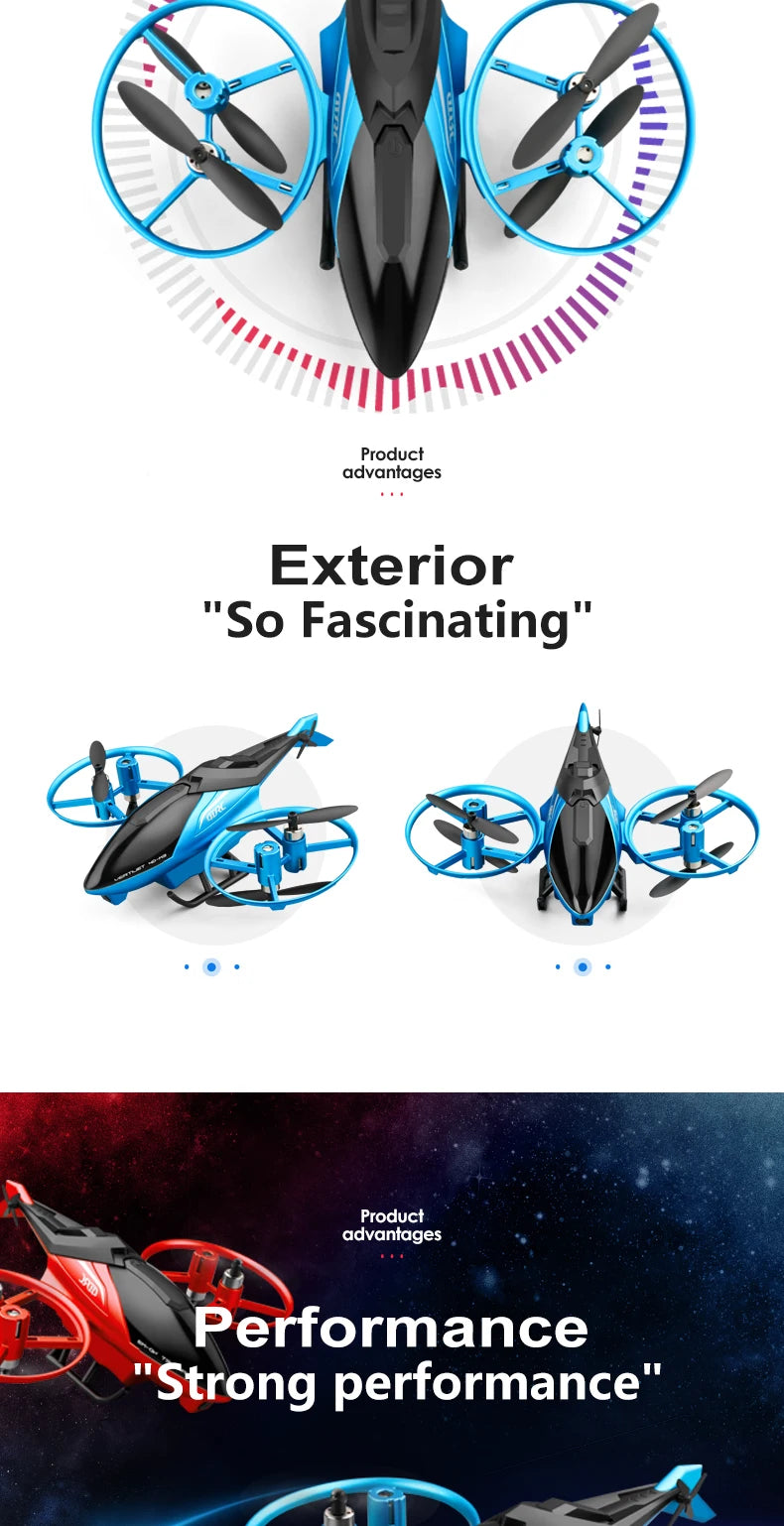 4DRC M3 RC Helicopter, Product advantages Exterior "So Fascinating' Product advantages Performance 'Strong performance