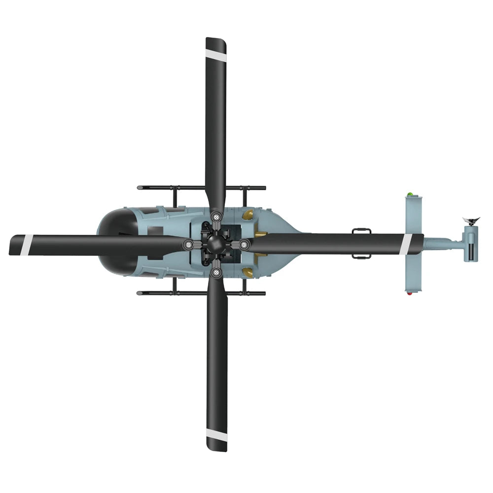 C186 RC Helicopter, simple 4-channel design, ultra-stable flight with 6-axis gyro