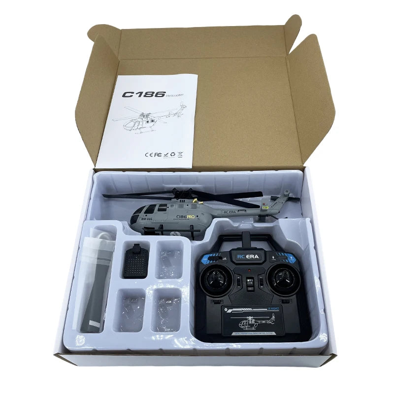 C186 RC Helicopter, 2.4G 4 propellers 6 