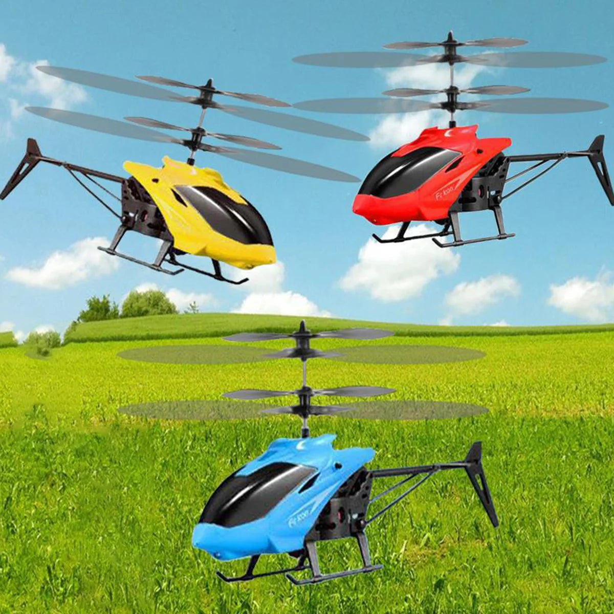 CY-38 Rc Helicopter, the flying ball will automatically sense the objects underneath and fly away to ensure safety . when the