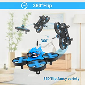 Makerfire Micro FPV Racing Drone, 360'Flip 360" 360'flip,fancy