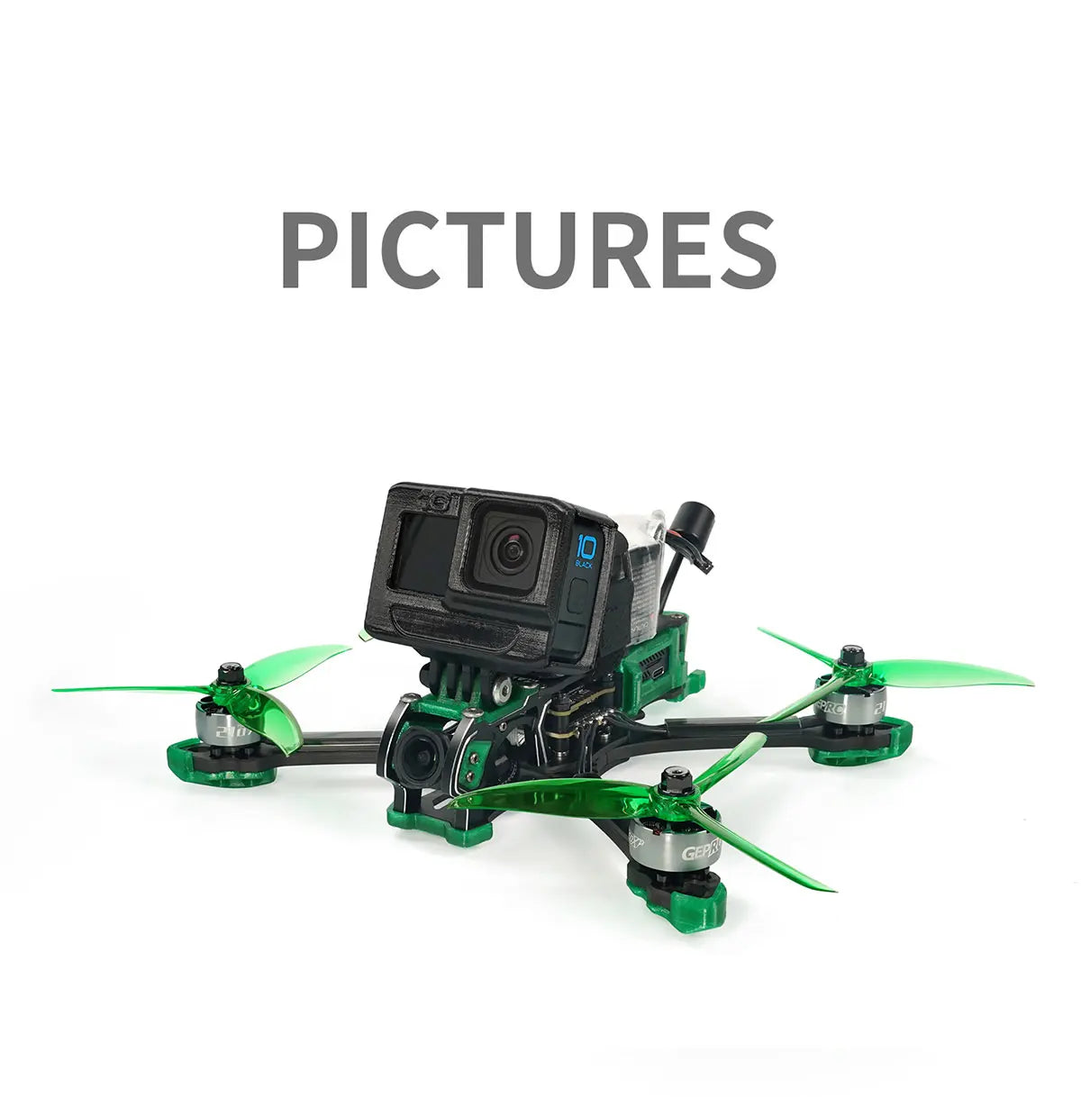 GEPRC New MARK5 HD O3 Freestyle FPV Drone - VTX O3 Air Unit Green System 6S RC FPV مدمج بلوتوث كوادكوبتر حرة بدون طيار 20 GEPRC New MARK5 HD O3 Freestyle FPV Drone, the GEPRC team is also upgrading and optimizing the overall performance based on MARK