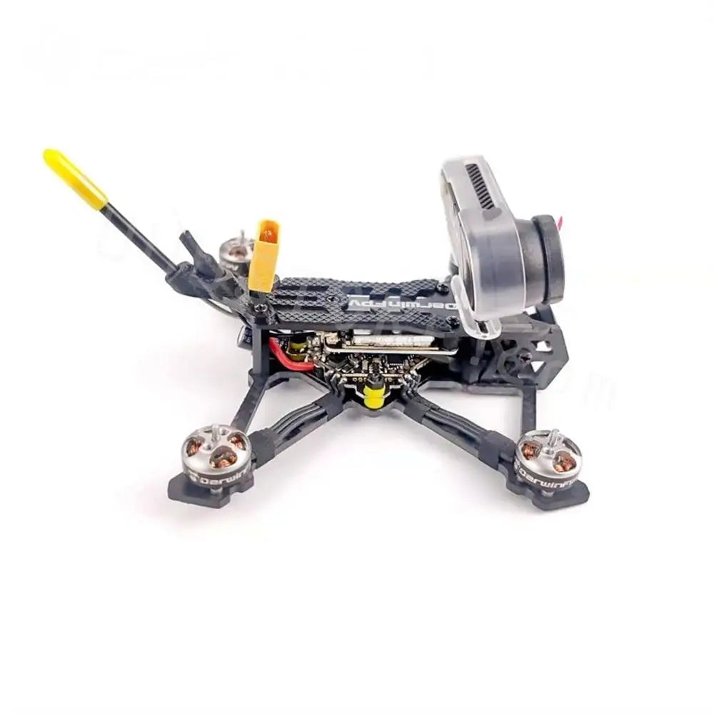 2023 New DarwinFPV TinyAPE/TinyAPE Freestyle, the RunCam Nano 4 camera captures sharp and vibrant video footage during freestyle flights 
