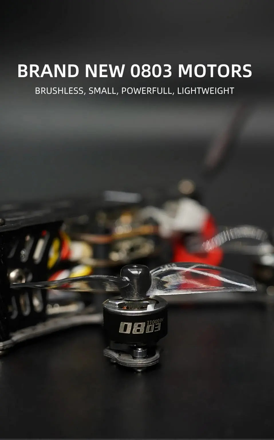 GEPRC SMART 16 Freestyle FPV Drone - Caddx Ant Camera GR0803-11000KV Motor Stable F411 FC لطائرة RC FPV خفيفة الوزن كوادكوبتر بدون طيار 13 GEPRC SMART 16 Freestyle FPV Drone, BRAND NEW 0803 MOTORS BRUSHLESS, SMALL,