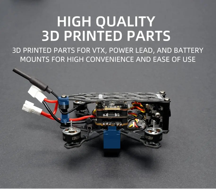 GEPRC SMART 16 Freestyle FPV Drone - Caddx Ant Camera GR0803-11000KV Motor Stable F411 FC لطائرة RC FPV خفيفة الوزن كوادكوبتر بدون طيار 17 GEPRC SMART 16 Freestyle FPV Drone, 3D PRINTED PARTS FOR VTX, POWER LEAD, AND