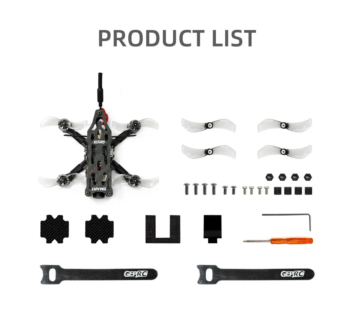 GEPRC SMART 16 Freestyle FPV Drone - Caddx Ant Camera GR0803-11000KV Motor Stable F411 FC لطائرة RC FPV خفيفة الوزن كوادكوبتر بدون طيار 22 GEPRC SMART 16 Freestyle FPV Drone, PRODUCT LIST Quar) 3 LuVwB Titt Ttt