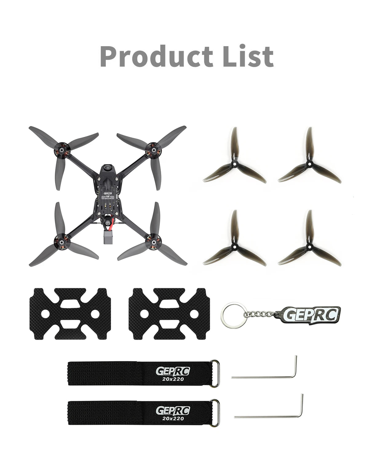 GEPRC Racer FPV Racing Drone - TAKER F722 E55A Stack SPEEDX2 2207 TMOTOR F60PROV Drone Kit VTX Light Fast Freestyle RC Quadcopter 49 GEPRC Racer FPV Racing