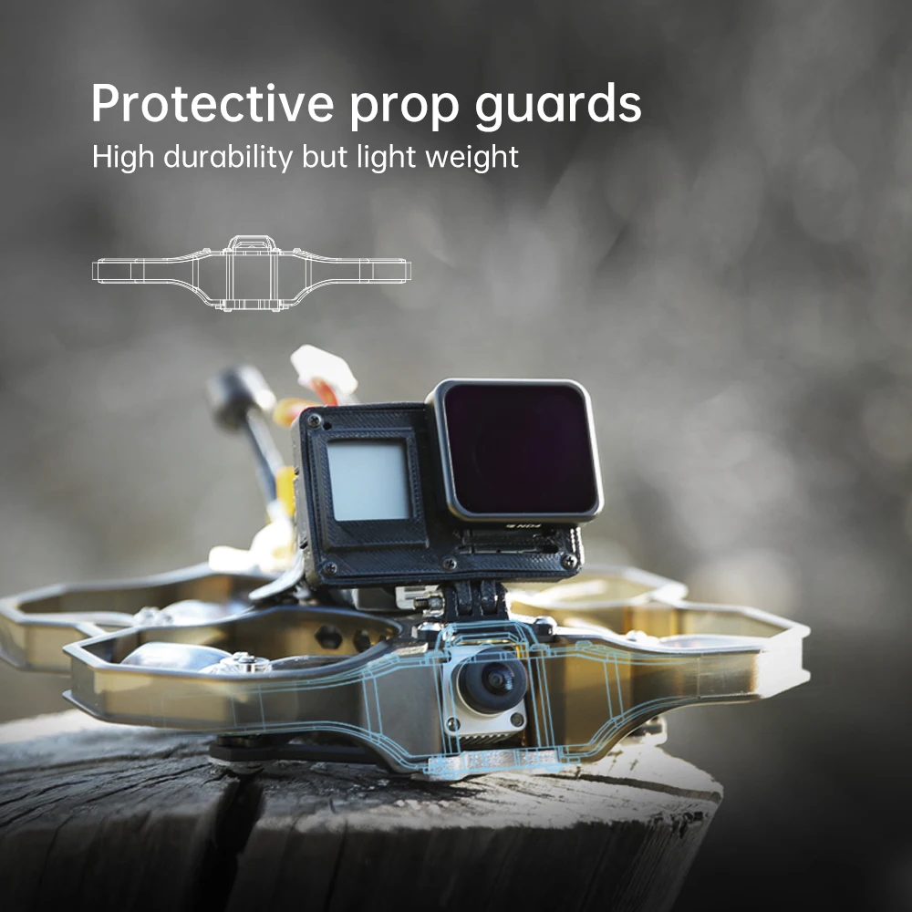 iFlight ProTek25 FPV Drone, Protective prop guards High durability but light