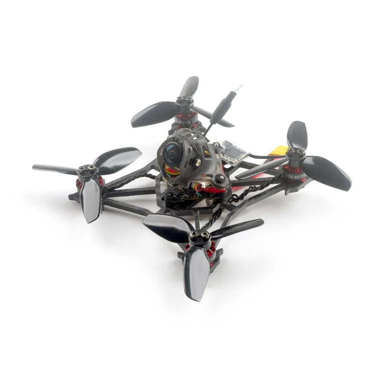 نسخة محدثة من طائرة Happymodel Larva X Drone - 100 مم Crazybee F4 PRO V3.0 2-3S 2.5 بوصة AIO FPV Racing Drone BNF مع كاميرا Runcam Nano2 9 Updated Version Happymodel Larva X Drone, Support BLHeliSuite programmable Factory firmware: F_H_40