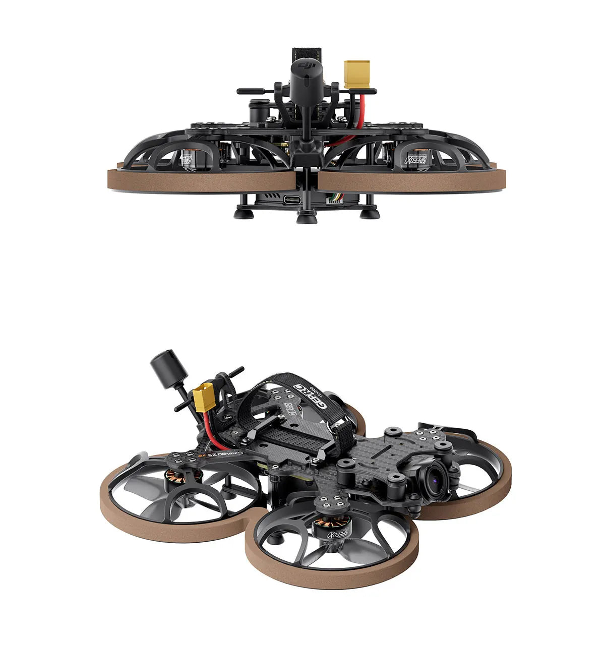 GEPRC Cinelog25 V2 HD O3 FPV - TAKER G4 35A AIO 1404 4500KV Motor BNF مع فيديو صغير حر RC GPS Quadcopter Drone Racing Kit 20 GEPRC Cinelog25 V2 HD O3 FPV, the fuselage is small and compact, suitable for indoor and outdoor shooting .