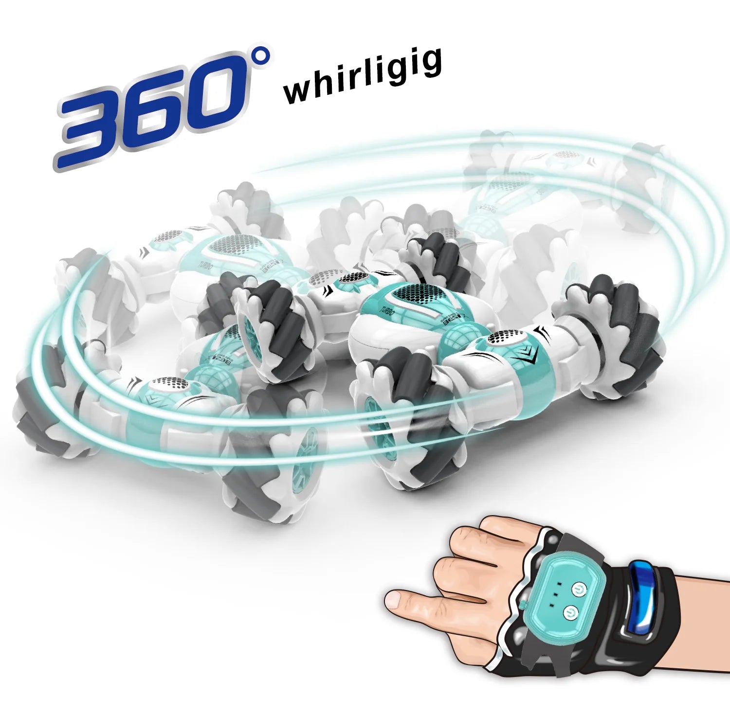 Samll RC Stunt Car, 2.4g mini stunt twist car . battery: 3.7V 220 mA