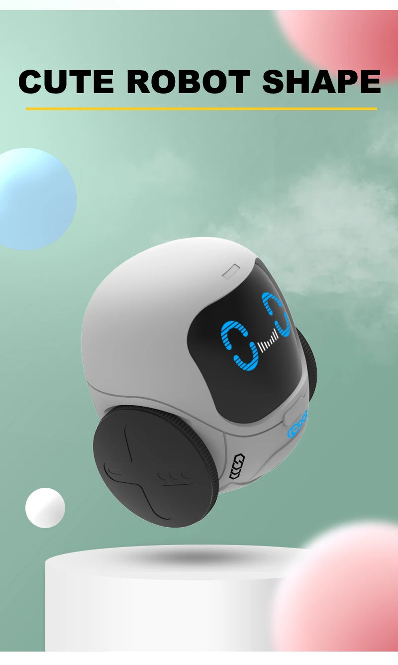 Circular Chubby Cartoon Q Version, Packing List: 1* Robot 1* Remote control 1* User