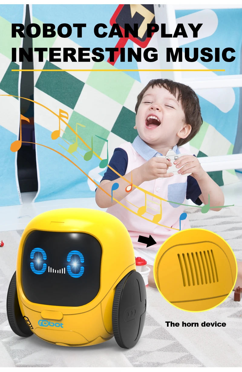 Circular Chubby Cartoon Q Version, ROBOT CANPPLAY INTERESTING MUSIC Iltmull The