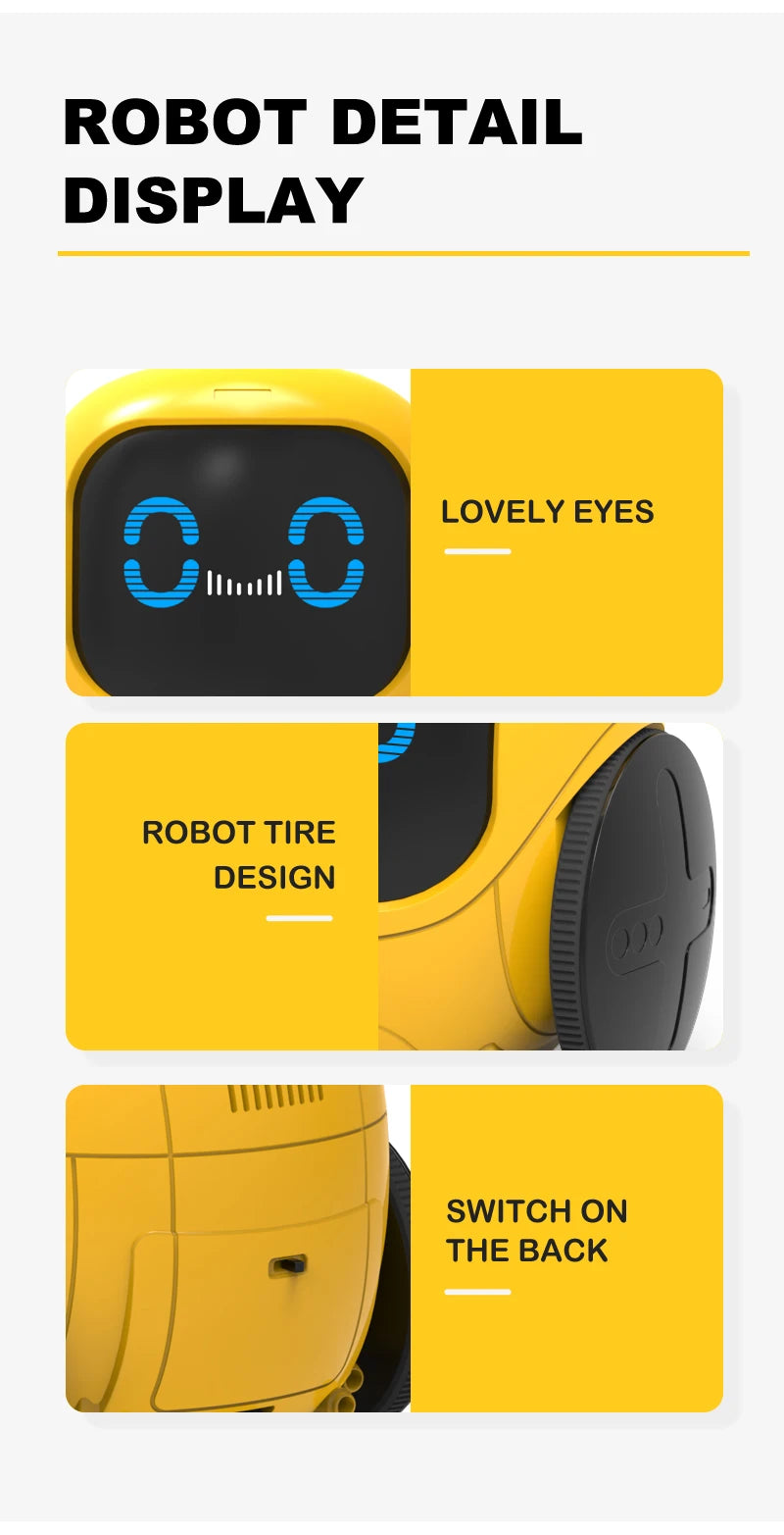 Circular Chubby Cartoon Q Version, ROBOt DETAIL DISPLAY LOVELY EYES Iltull RO