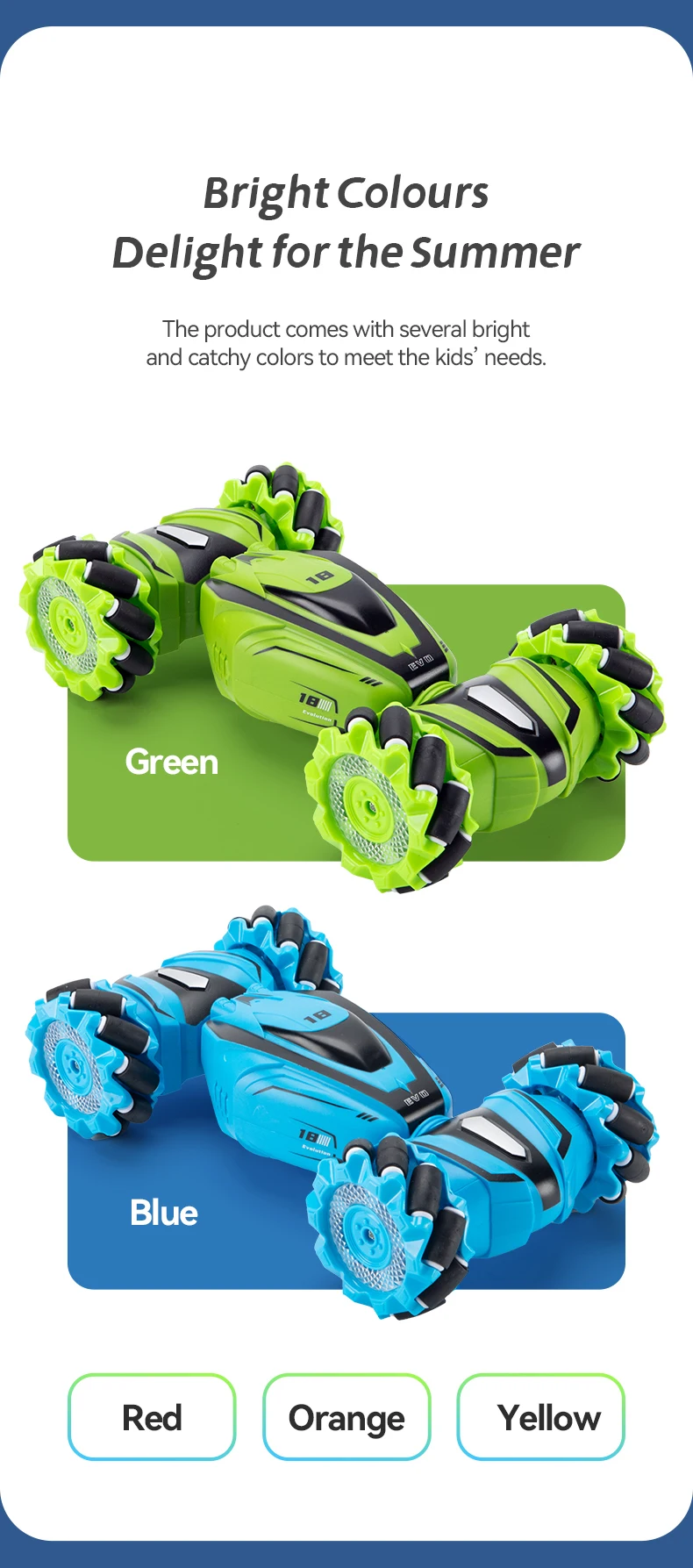JJRC Q110 RC Stunt Twist Car - 2.4G جهاز تحكم عن بعد للتسلق على الطرق الوعرة سيارة بمستشعر إيماءات 4WD Drift RC Cars LED Light Kids Toy 26