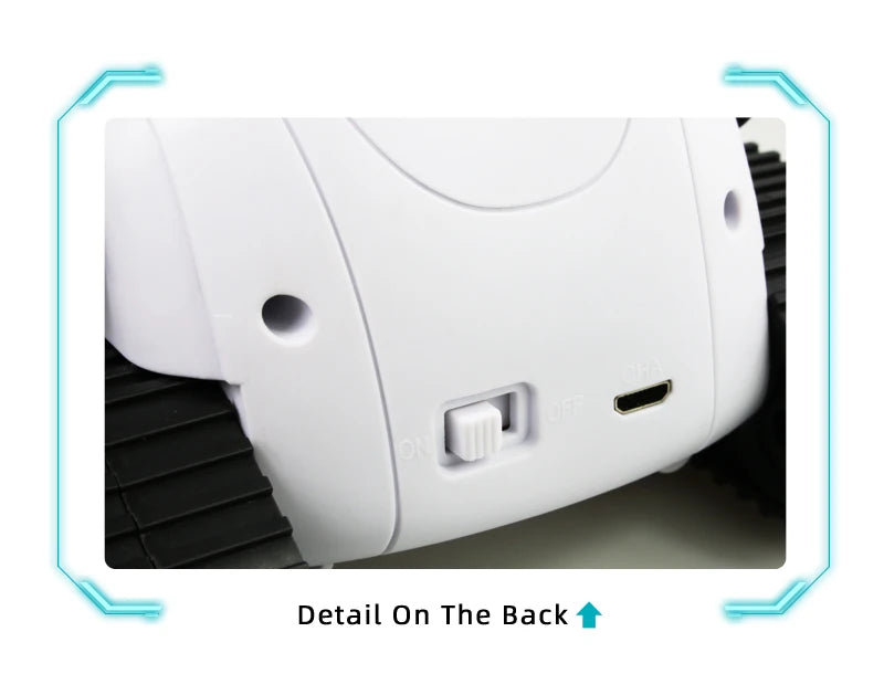 روبوت ذكي قابل لإعادة الشحن RC Ebo Robot - ألعاب للأطفال لعبة تفاعلية للتحكم عن بعد مع موسيقى رقص LED وعيون الأطفال هدية 23 Smart Robot Rechargeable RC Ebo Robot - Toy, Packing List: 1* Robot 1* Remote control 1* Charging cable 1* User