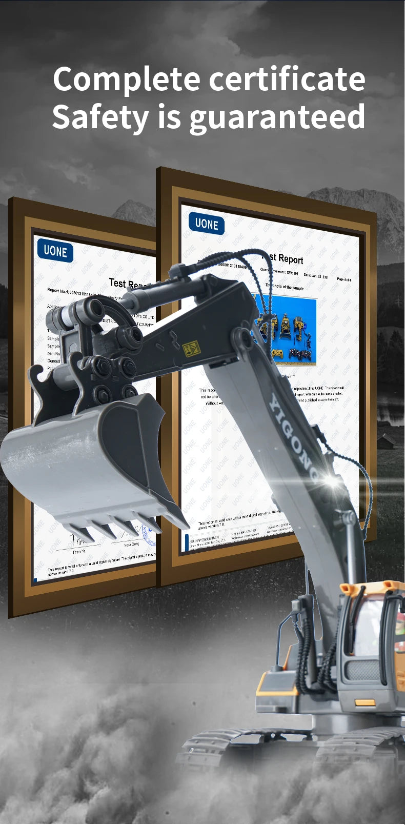 RC Excavator Dumper RC Car Toy, Complete certificate Safety is guaranteed Dniet PrA Test Rez phola