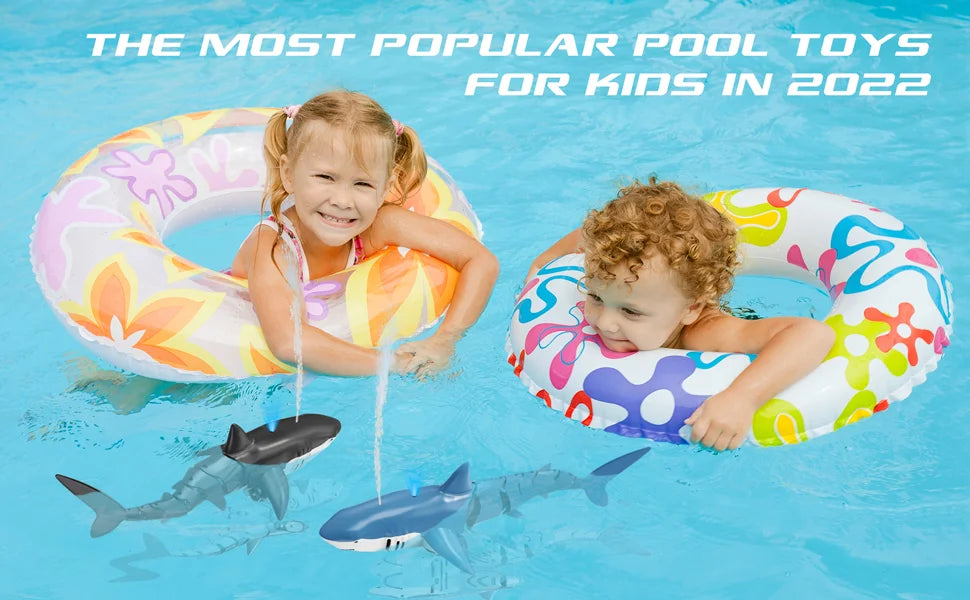 Smart Rc Shark whale Spray Water Toy - Remote Controlled Boat ship Submarine
