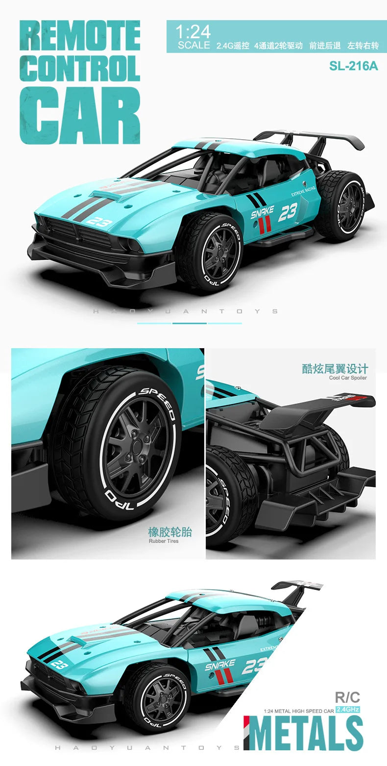 Sulong Metal RC Car, @akRuilit Cool Car Spoller tREx+EHA Rubber T