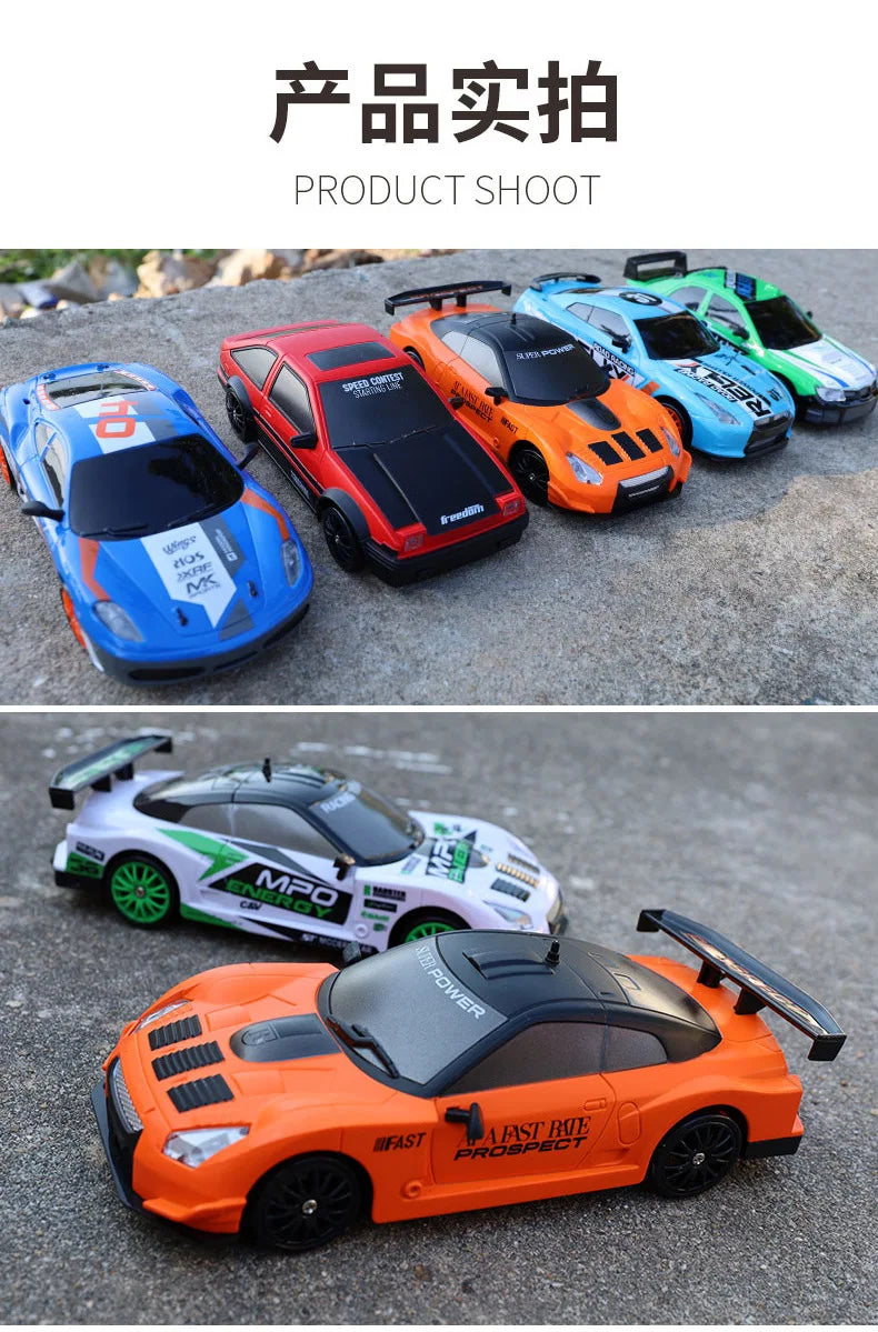 2.4G عالية السرعة الانجراف Rc سيارة - 4WD لعبة التحكم عن بعد AE86 نموذج GTR سيارة سيارة RC سيارات السباق لعبة للأطفال هدايا عيد الميلاد 34 2.4G High speed Drift Rc Car, 2.4G High speed Drift Rc