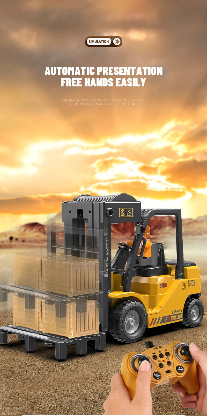 RC Car, SIMULATION AUTOMATIC PRESENTATION FREE HANDS EASILY SIM