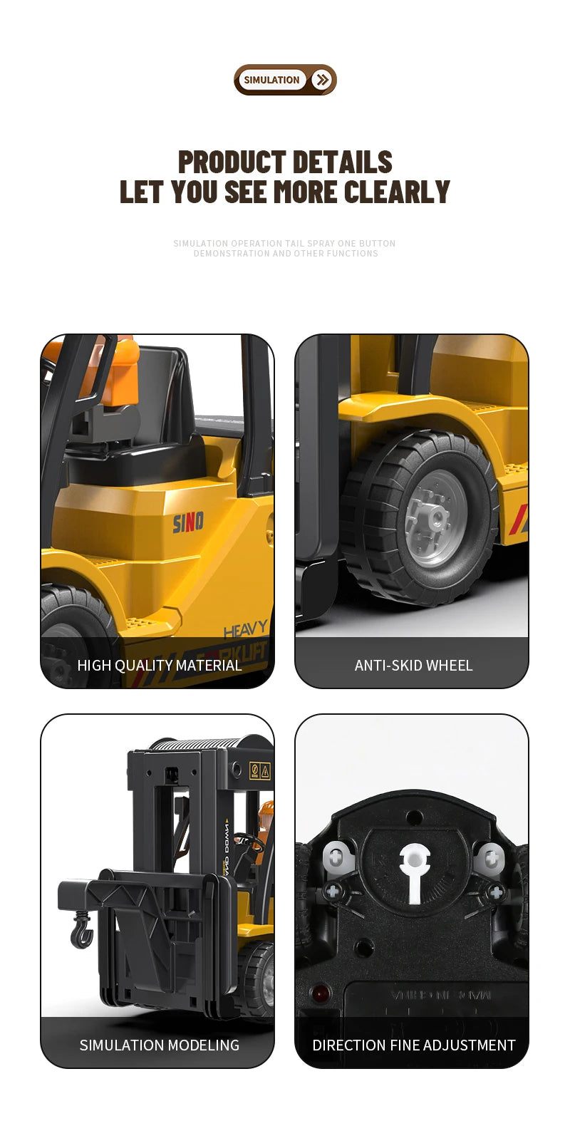 RC Car, SIMULATION PRODUCT DETAILS LET YOU SEE MORE CLEARLY
